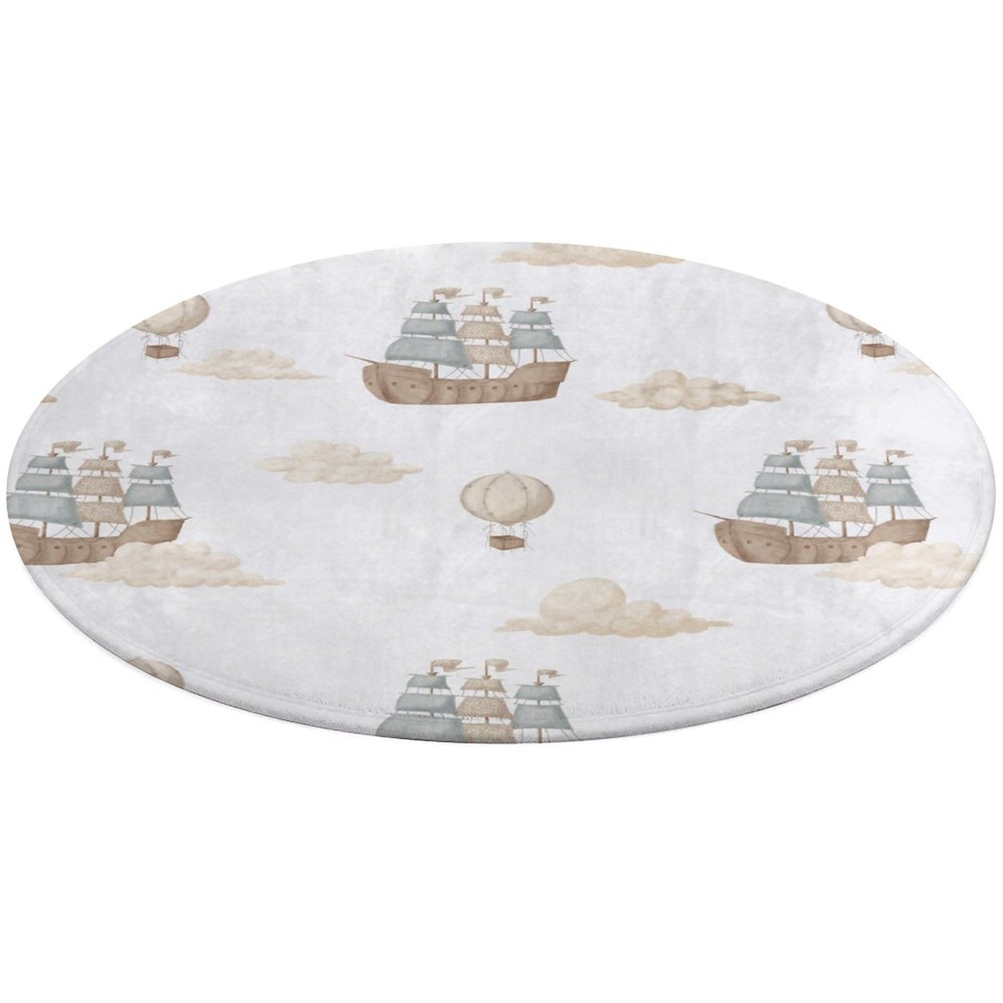 Round Coral Velvet Warm Floor Mat/Rug Memories of Dreams Pirate Ships
FREE SHIPPING