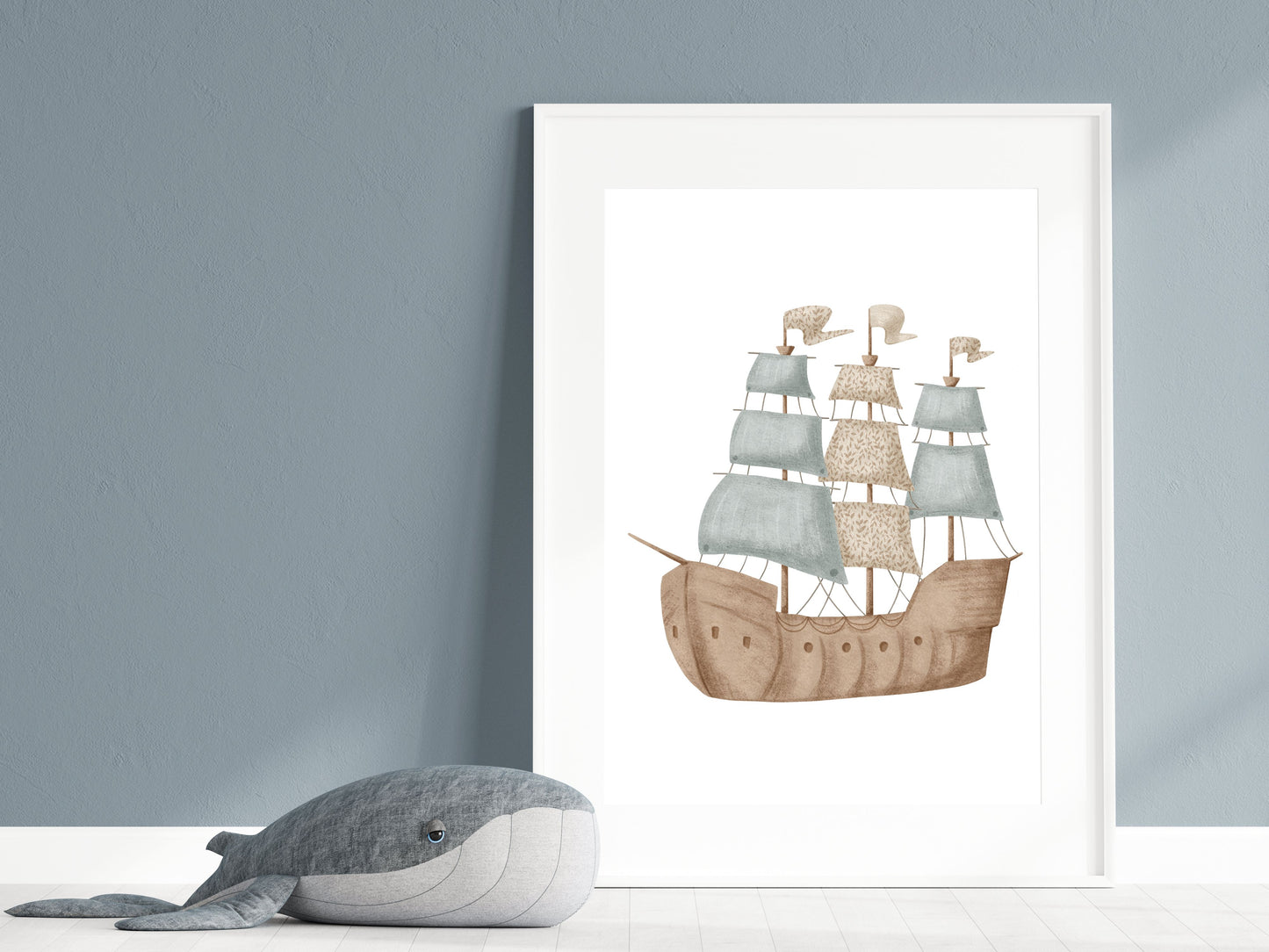 Giclée Art Print Watercolor Memories of Dreams Pirate Ship