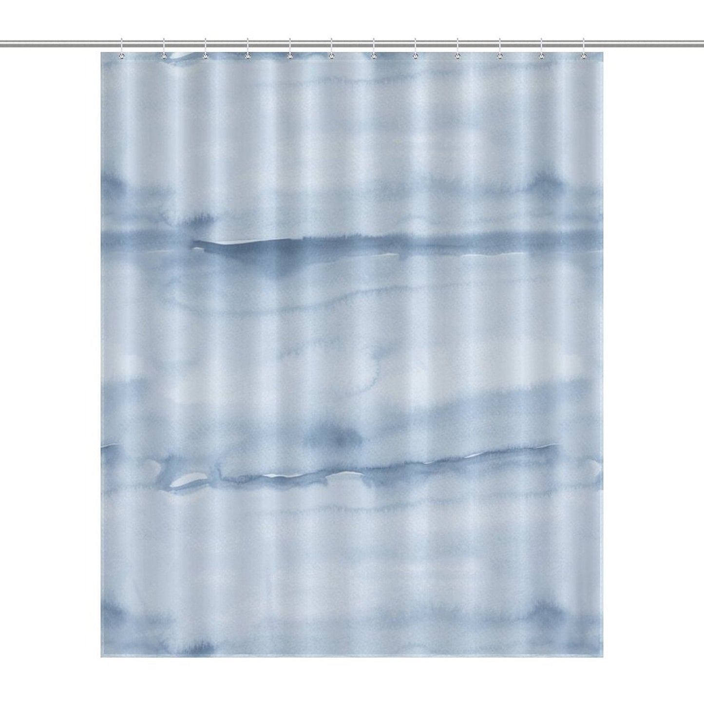 Lightweight Shower Curtain- Morning Stories Blue