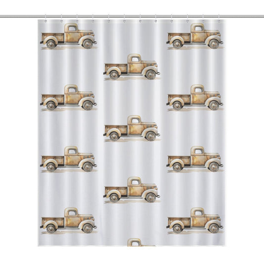 Flower Shower Curtain-66x72Inch (168x183cm)