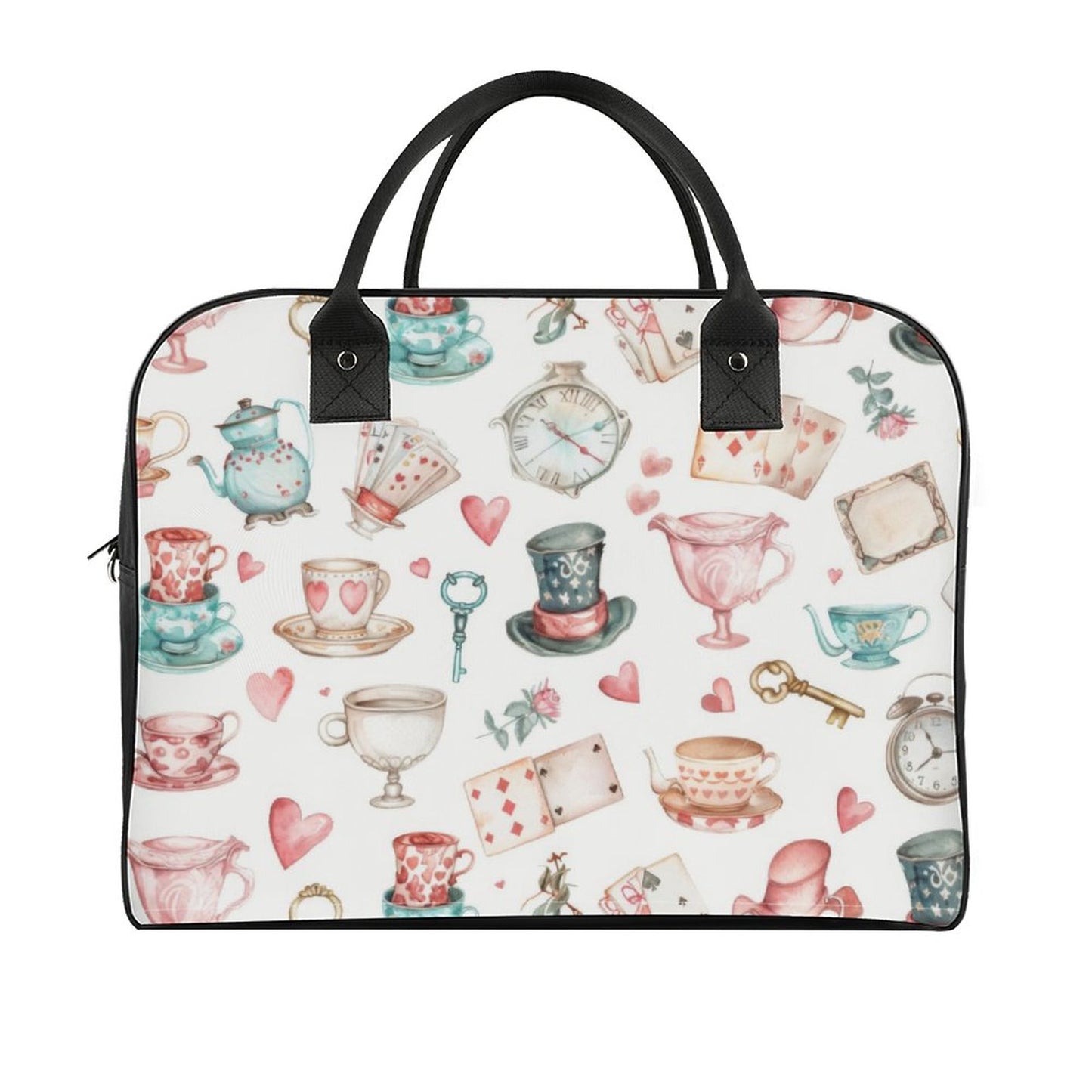 Travel Bag Watercolor Alice in Wonderland 
FREE SHIPPING