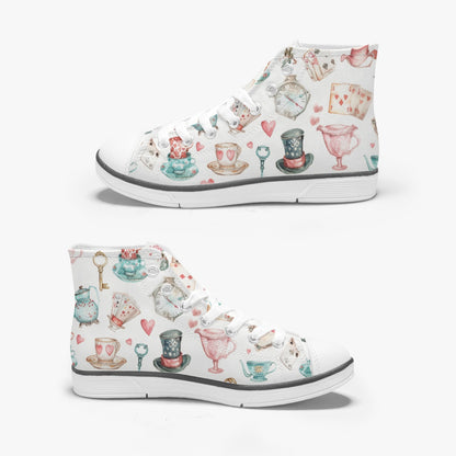 Wonderland Light Kid's High-Top Canvas Shoes