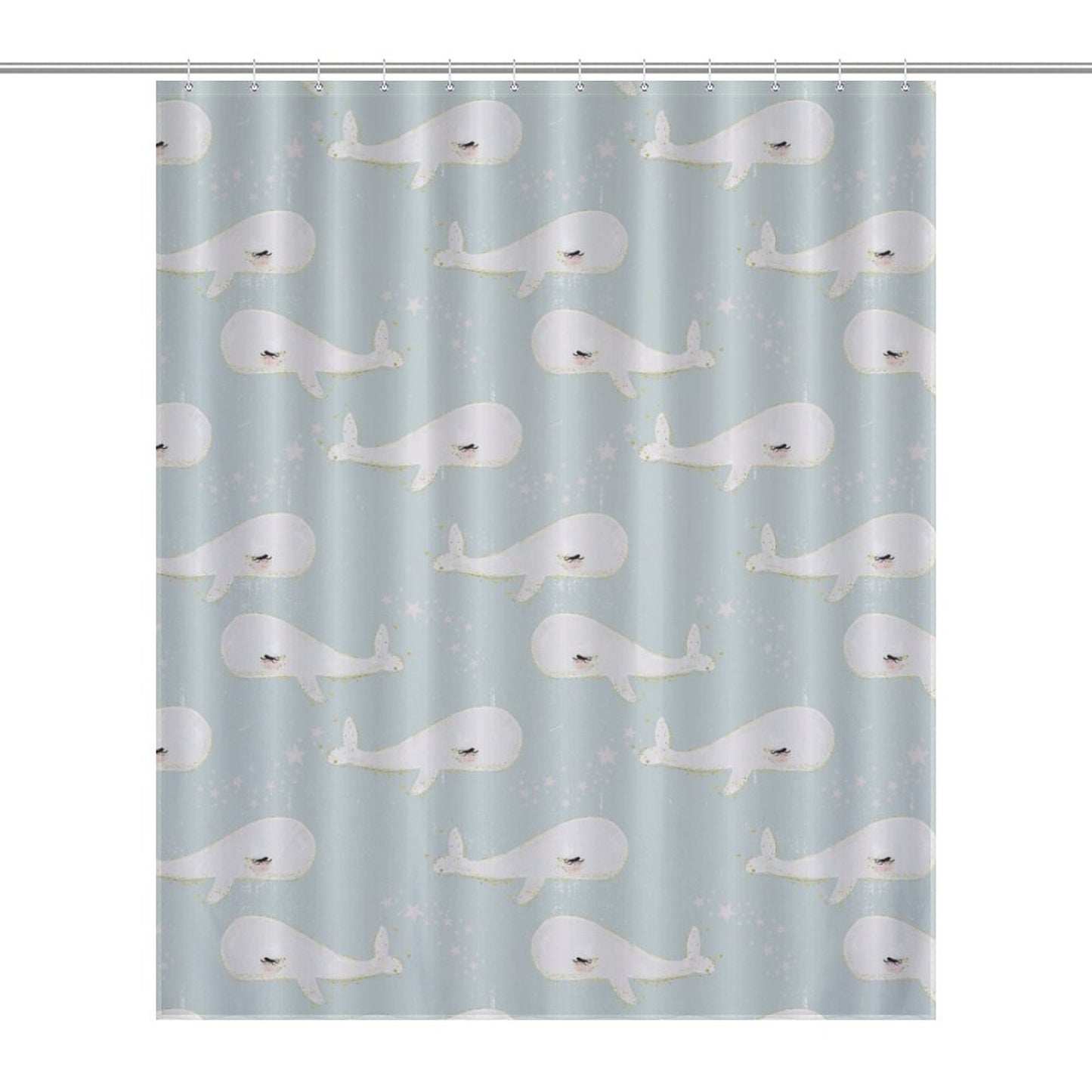 Flower Shower Curtain-66x72Inch (168x183cm)