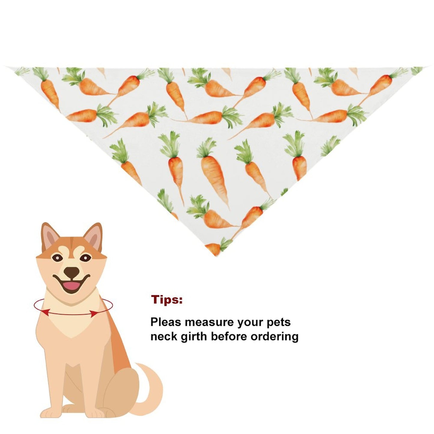 customised dog bandana