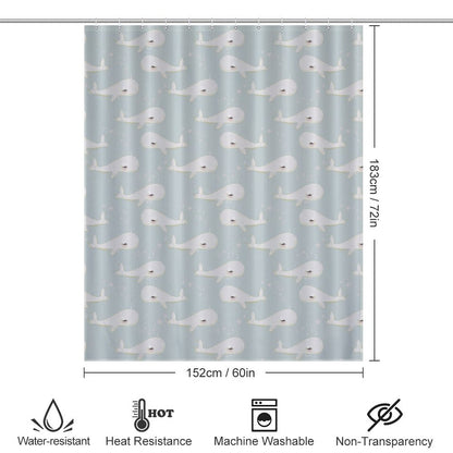 Lightweight Shower Curtain- Beach Baby