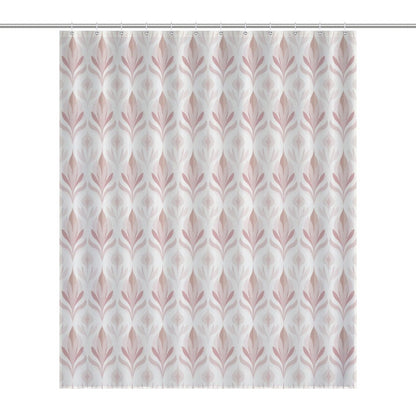 Lightweight Shower Curtain-Boho Creamy Pink