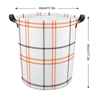 Collapsible Laundry Hamper- Fall Tartan Plaid