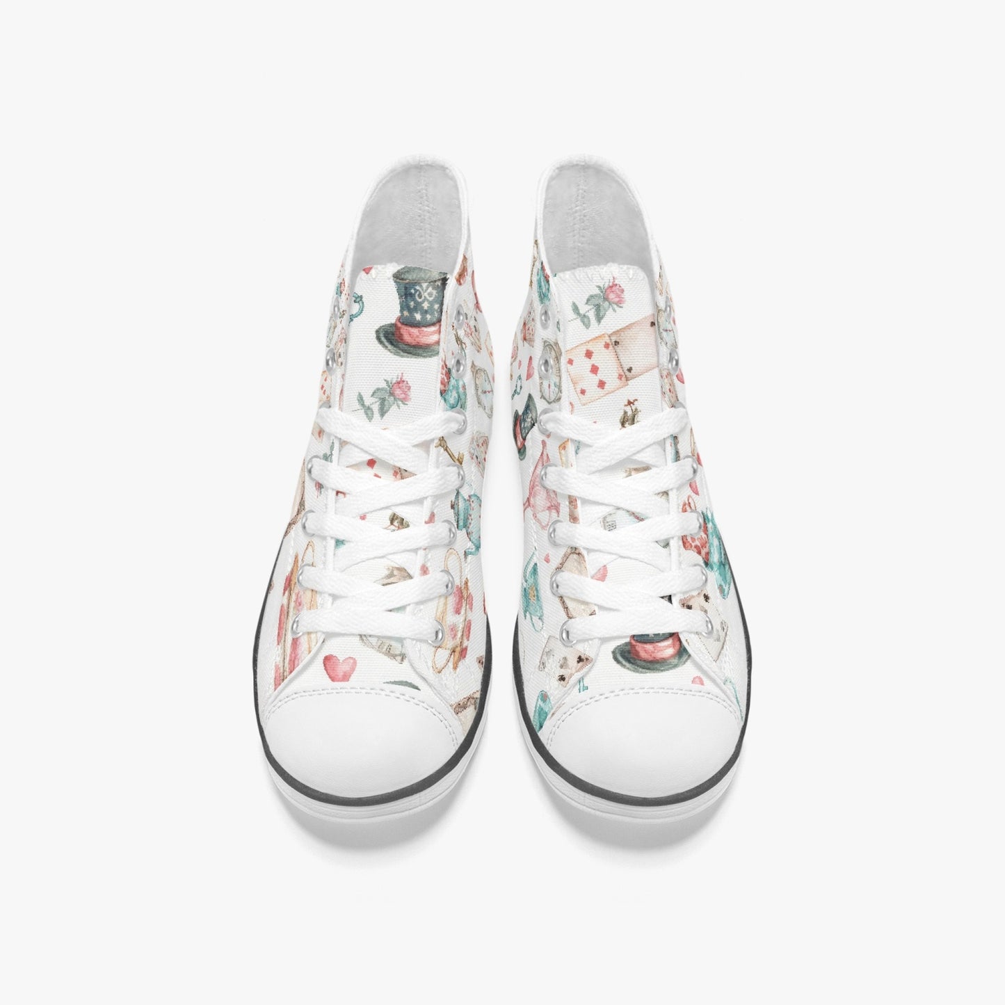 Wonderland Light Kid's High-Top Canvas Shoes