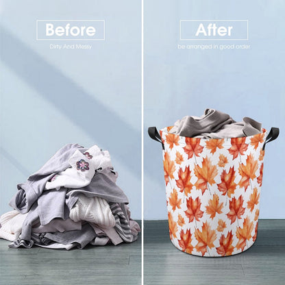 Collapsible Laundry Hamper- Fall Leaves