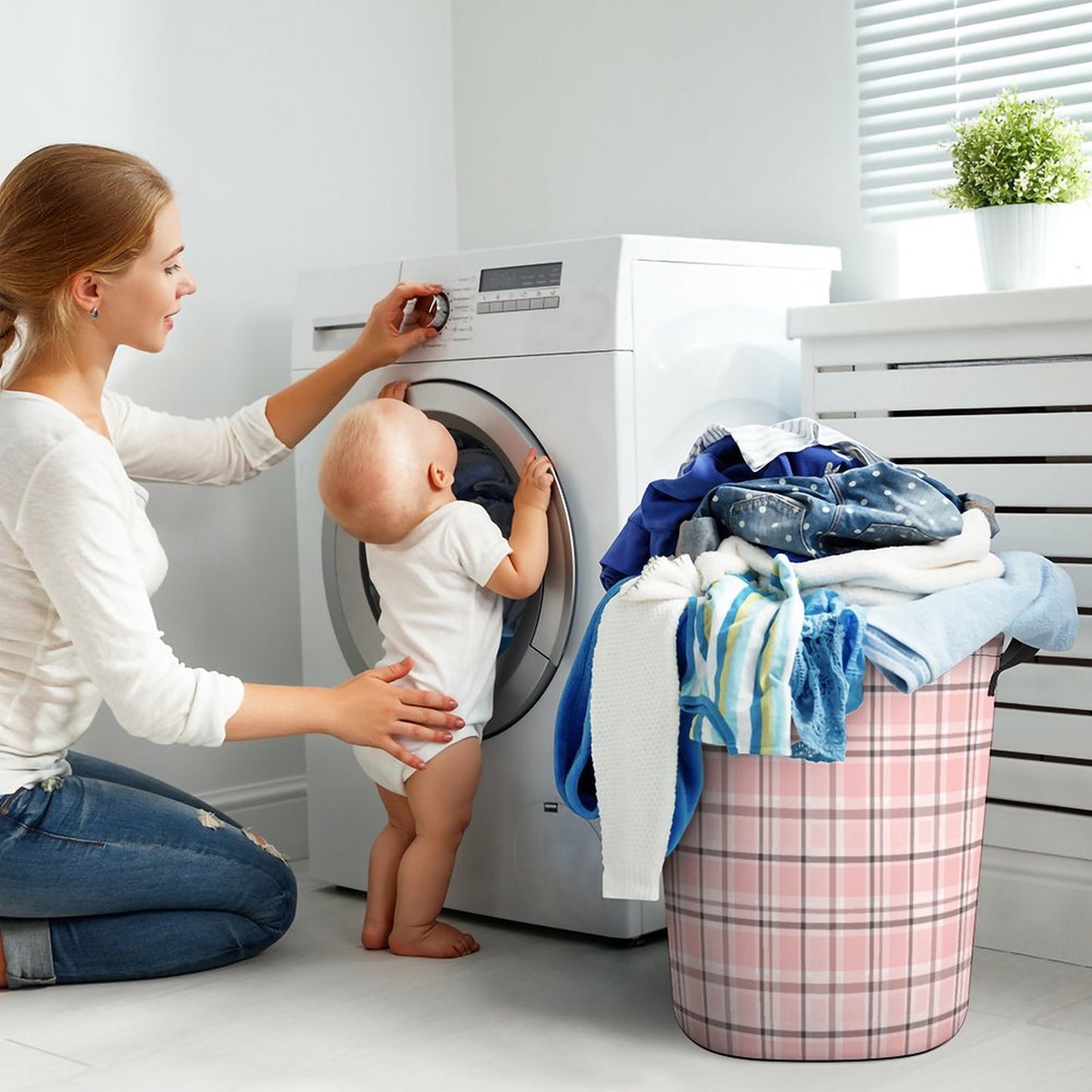 Oxford Collapsible Laundry Basket