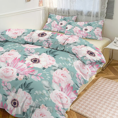 3-Piece Bedding Set-86"×70"/ 218×177cm (Dual-sidede Printing)