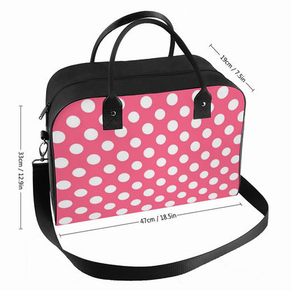 Travel Bag Pink and White Polka Dots
FREE SHIPPING