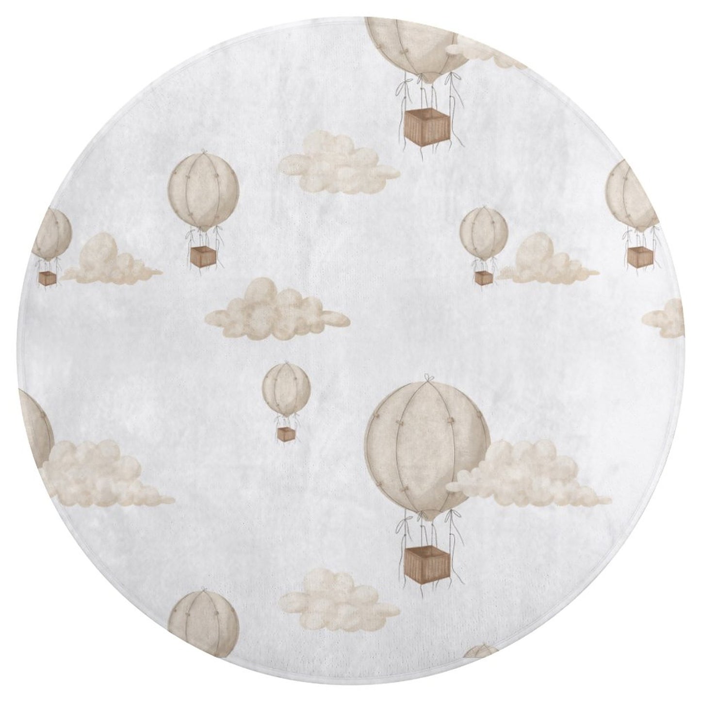 Round Coral Velvet Warm Floor Mat/Rug Memories of Dreams Hot Air Balloons Neutral
FREE SHIPPING