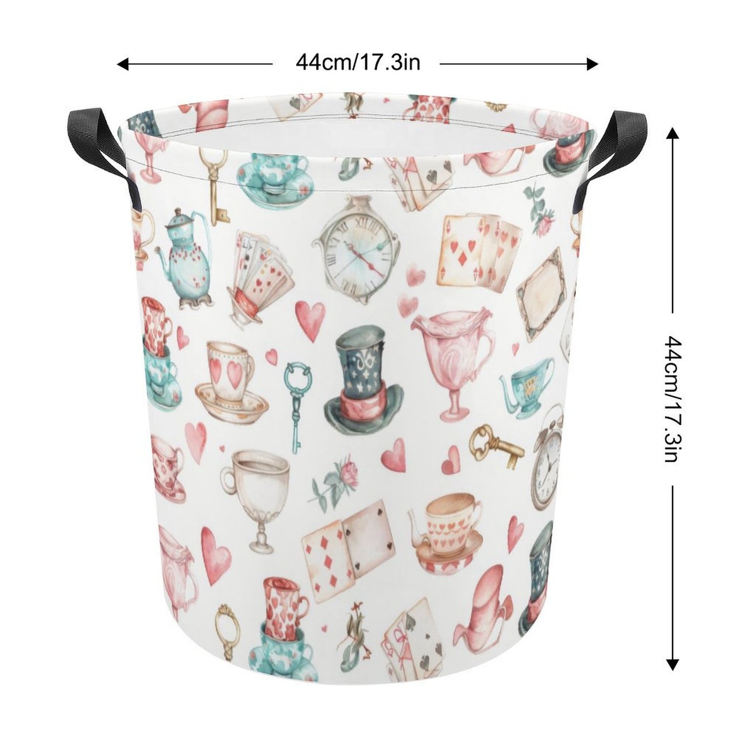 Collapsible Laundry Hamper- Watercolor Wonderland