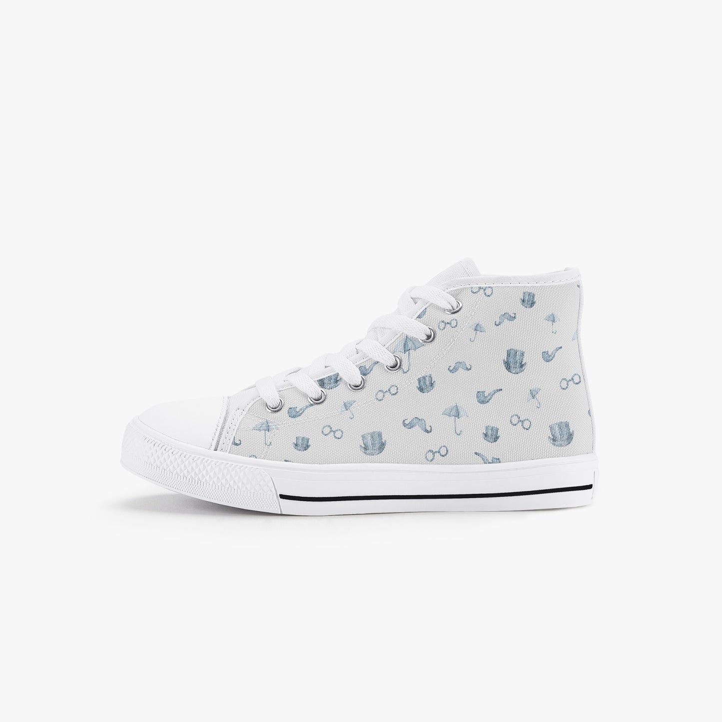 Boys London Gentleman Kid’s High-Top Canvas Shoes