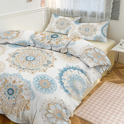 3-Piece Bedding Set-86"×70"/ 218×177cm (Dual-sidede Printing)