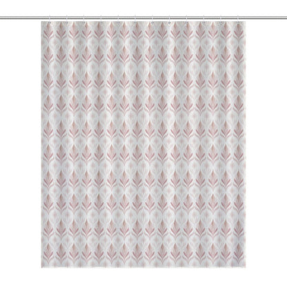 Lightweight Shower Curtain-Boho Creamy Pink