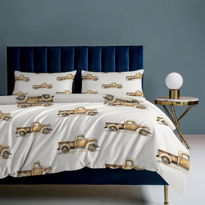 3-Piece Bedding Set-86"×70"/ 218×177cm (Dual-sidede Printing)