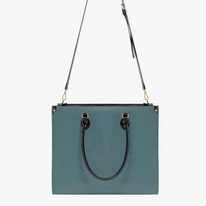 Structured Handbag- Stormy Teal