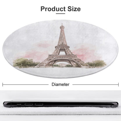 Round Coral Velvet Warm Floor Mat/Rug Watercolor Pink Paris Eiffel Tower
FREE SHIPPING