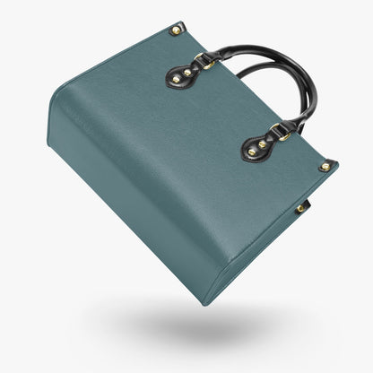 Structured Handbag- Stormy Teal